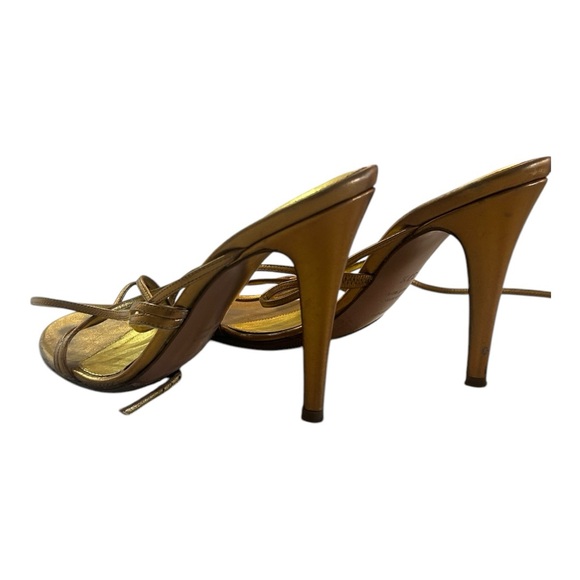 Sergio Rossi Gold Heels - Picture 2 of 7
